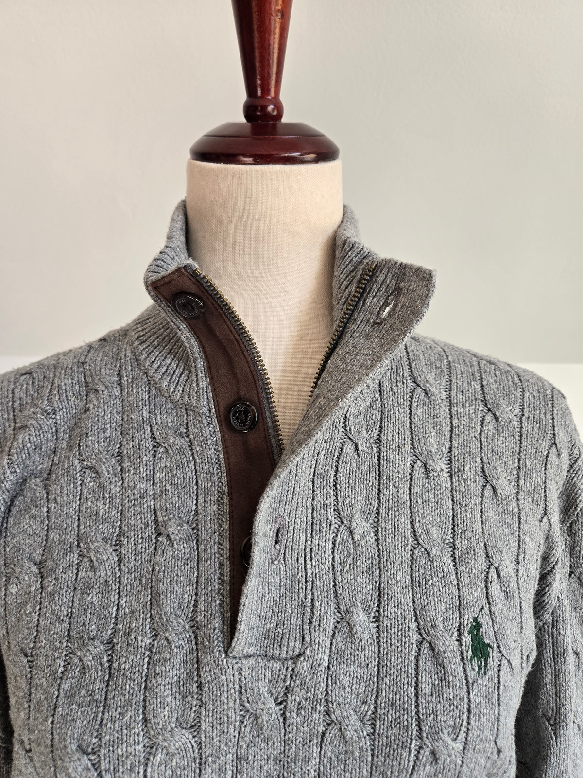 Polo Ralph Lauren Tussah Silk Cable Knit Sweater - Medium