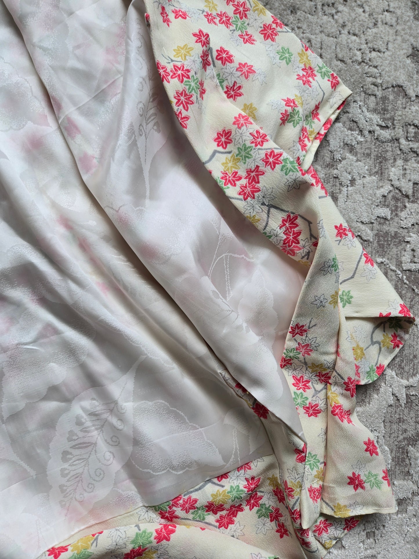 Authentic Silk Japanese Short Kimono - L/XL