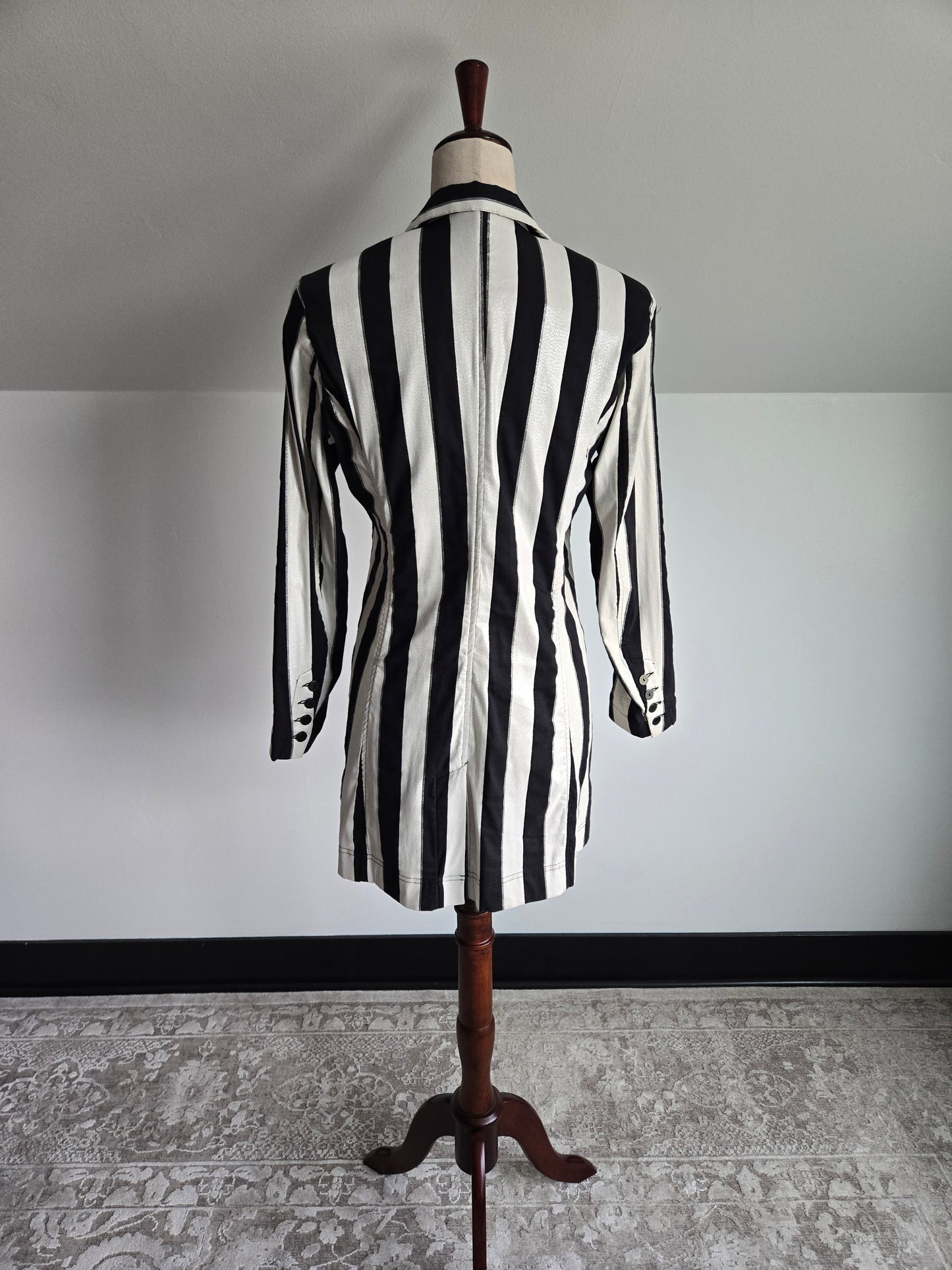 Bitte Kai Rand 1981 Stripe Long Blazer Made in Turkey - Medium