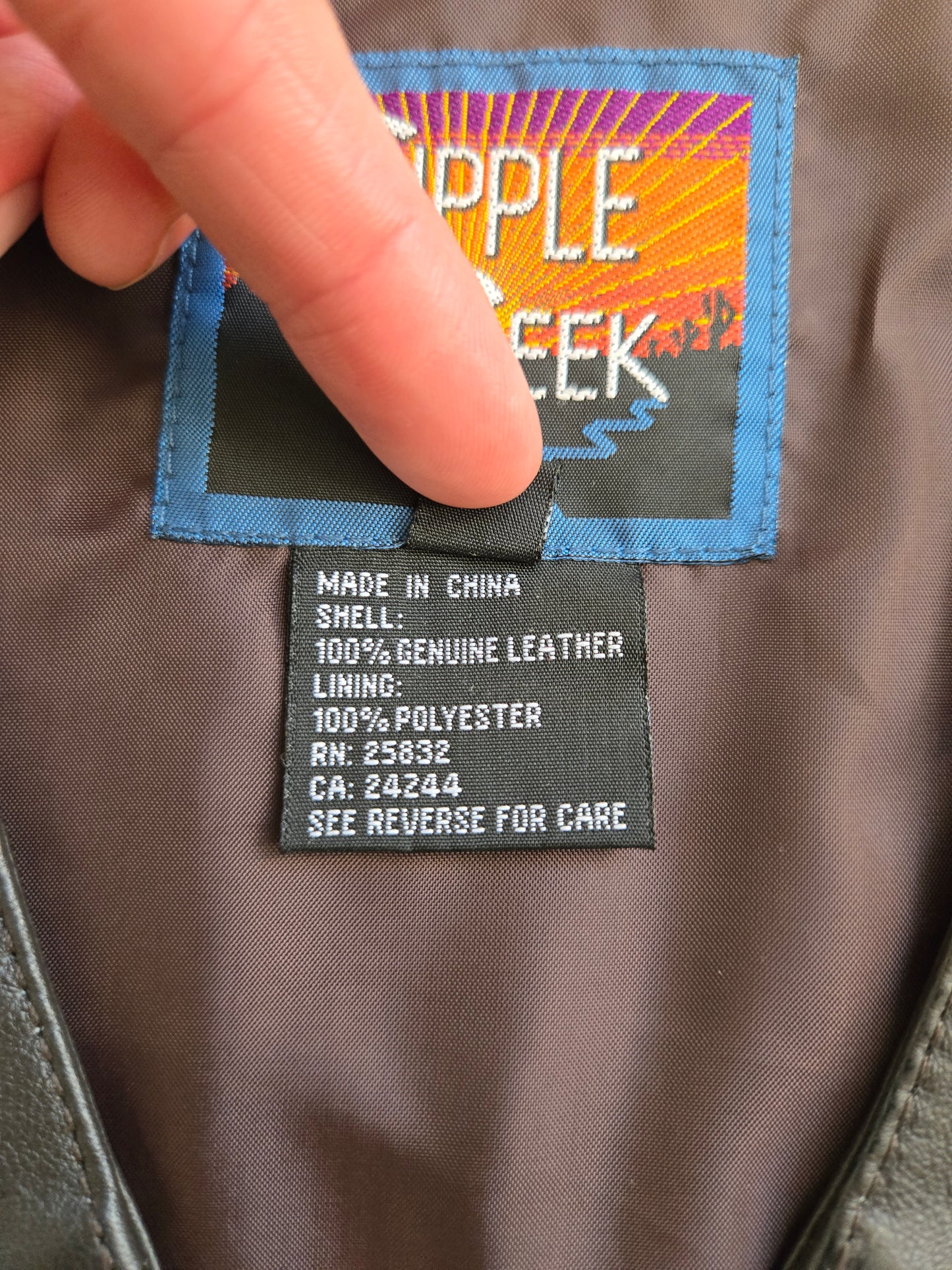 Cripple Creek Genuine Leather Western Vest - XL