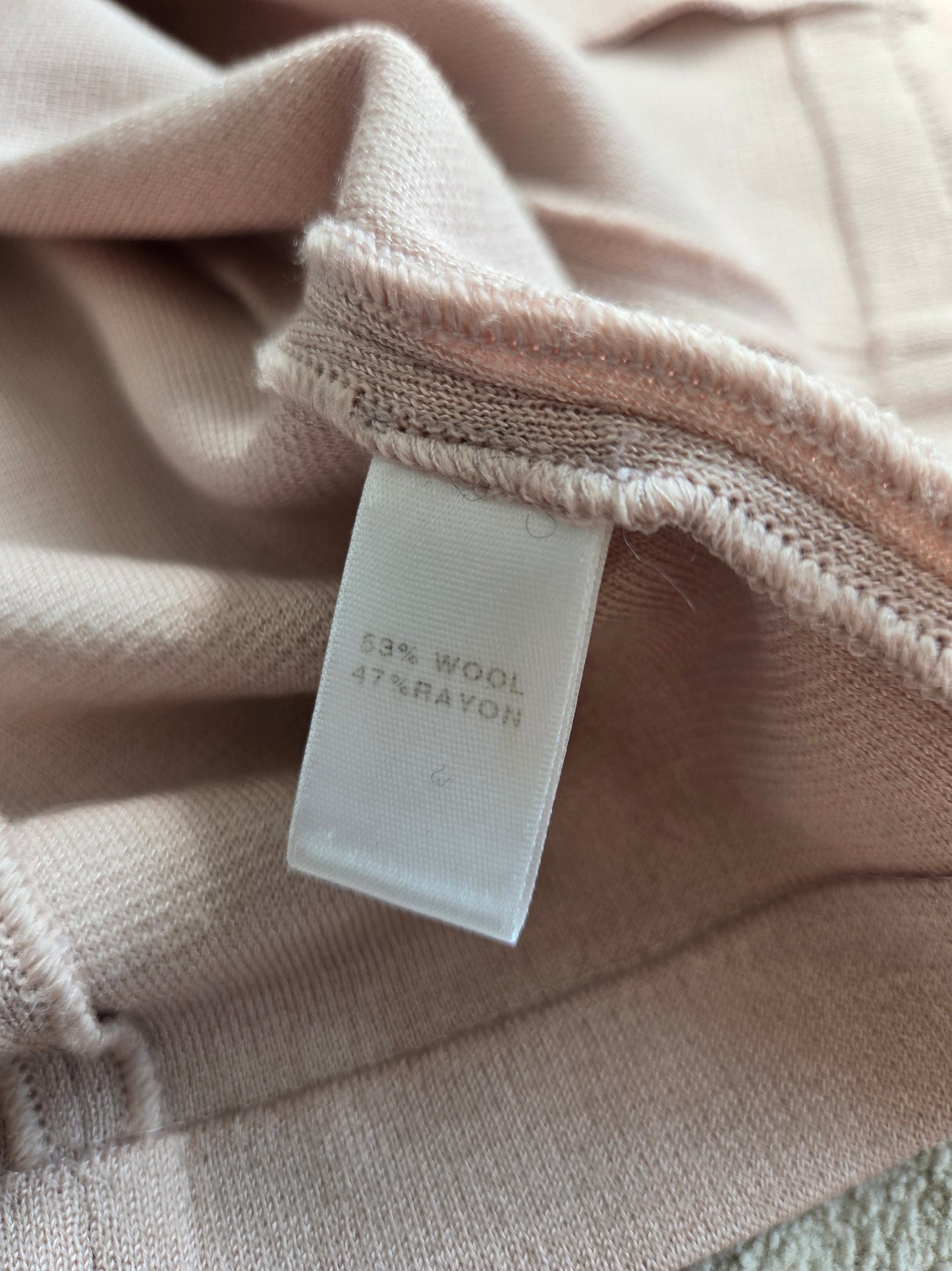 St John Pale Pink Knit Blazer - Size 4